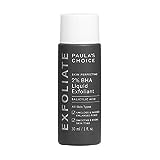 Paula's Choice Skin Perfecting 2% BHA Liquid Salicylic Acid Exfoliant, Gentle Facial Exfoliator for Blackheads, Large Pores, Wrinkles & Fine Lines, Travel Size, 1 Fluid Ounce