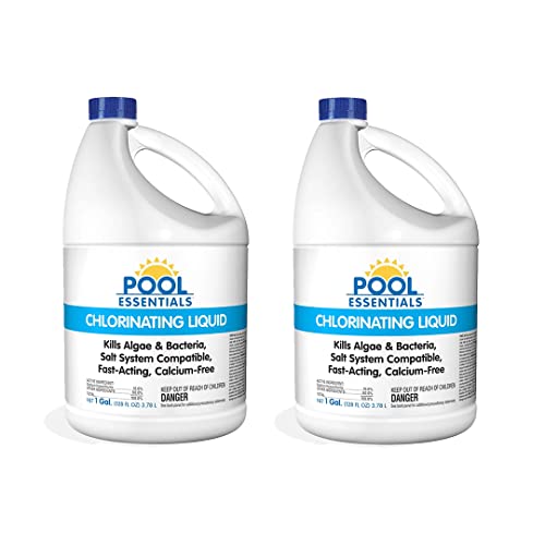 Smart Liquid Chlorine- Pool Chemicals for use as a Pool Chlorine and Pool Shock Treatment. Keep Your Pool Well Maintained and Always Ready to Use! (2 Gallons)