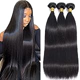 10A Straight Hair Bundles Brazilian 18 20 22 Inch 100% Unprocessed Virgin Hair Straight Weave Bundles Human Hair 3 Bundles Deals