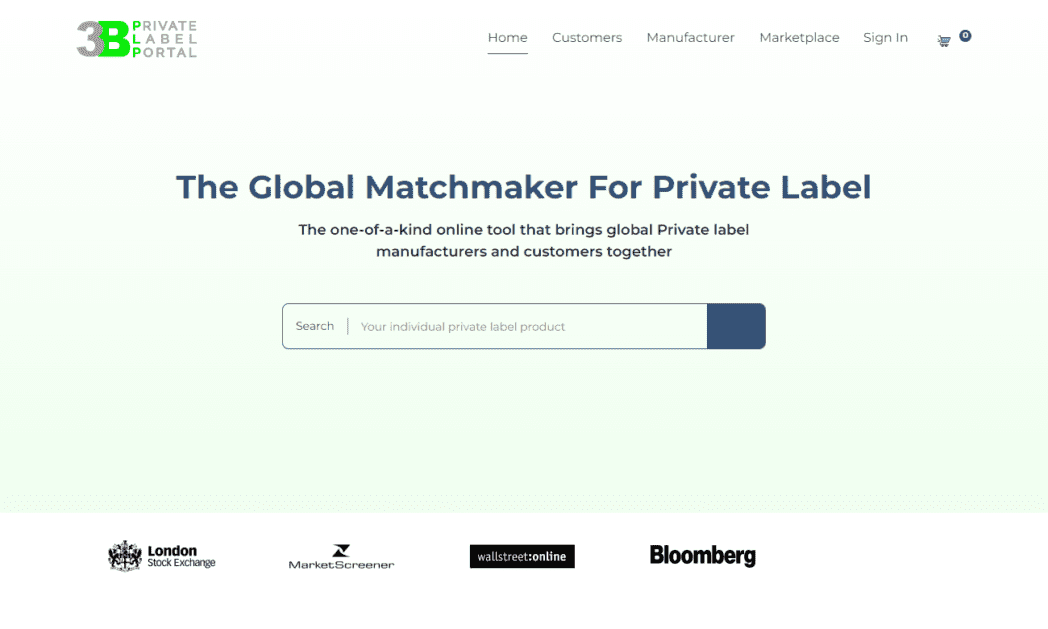 Private Label Screenshot